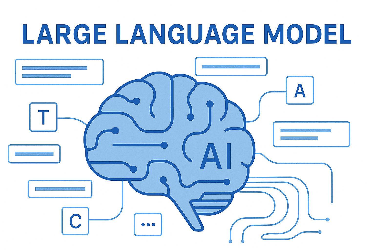 Abstract representation of AI